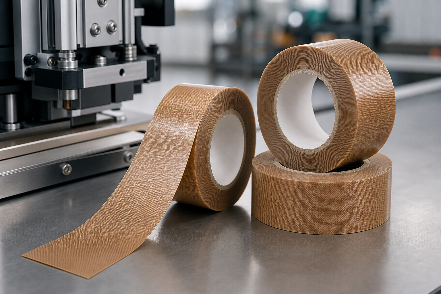 PTFE Fiberglass Adhesive Tape for industrial heat-sealing equipment